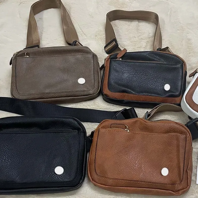 Bolso con cinturón Unisex, Mini bolsos cruzados, riñonera, correa de hombro ajustable, bolsos de cuero PU para mujer