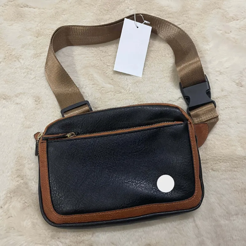 Bolso con cinturón Unisex, Mini bolsos cruzados, riñonera, correa de hombro ajustable, bolsos de cuero PU para mujer