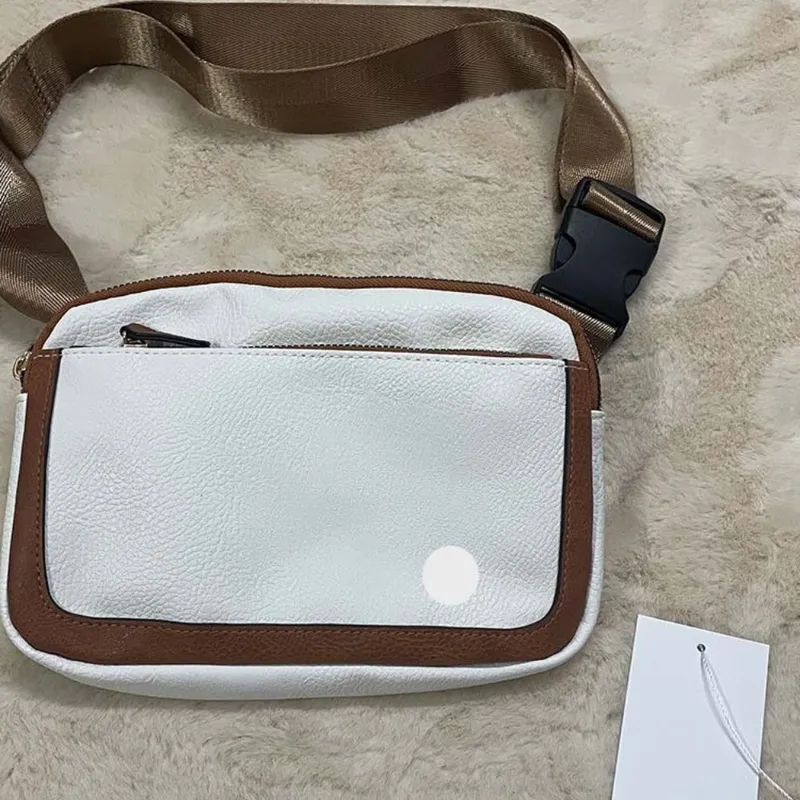 Bolso con cinturón Unisex, Mini bolsos cruzados, riñonera, correa de hombro ajustable, bolsos de cuero PU para mujer