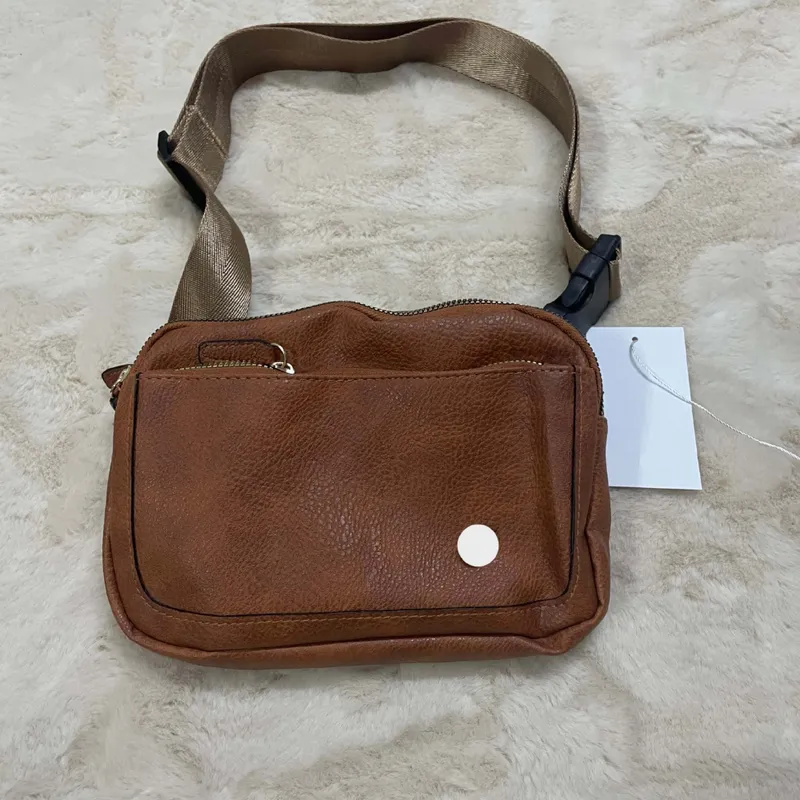 Bolso con cinturón Unisex, Mini bolsos cruzados, riñonera, correa de hombro ajustable, bolsos de cuero PU para mujer