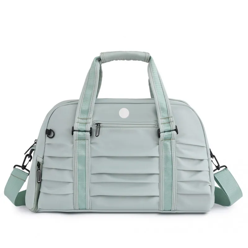 Bolso de lona yoga mano gimnasio fitness arrugas viajes al aire libre bolsos de hombro de 6 colores