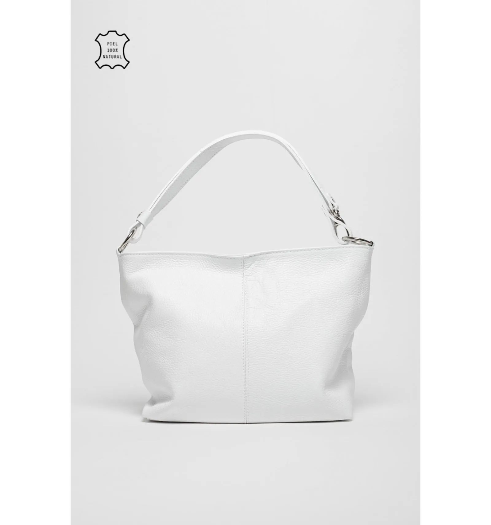 BOLSO DE PIEL DIVONGO  BLANCO