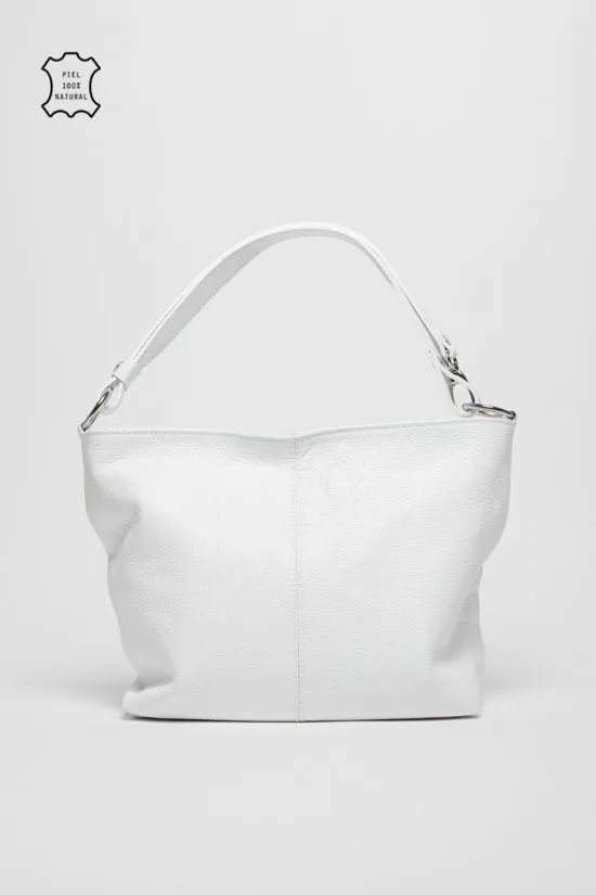 BOLSO DE PIEL DIVONGO  BLANCO