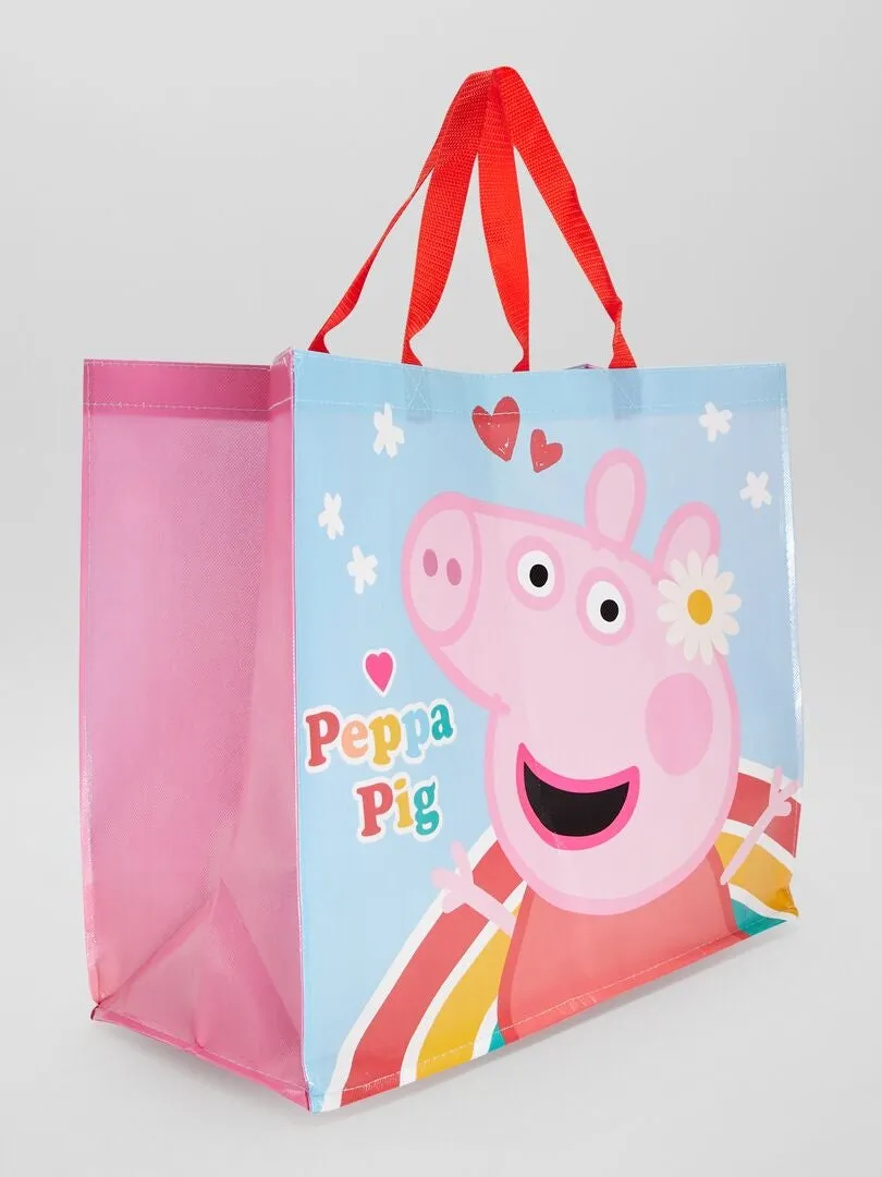 BOLSO SHOPPER 'PEPPA PIG'  ROSA