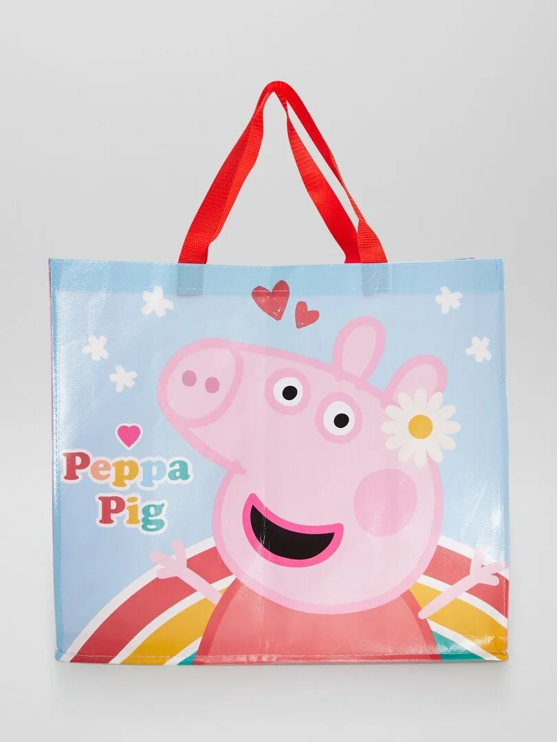 BOLSO SHOPPER 'PEPPA PIG'  ROSA