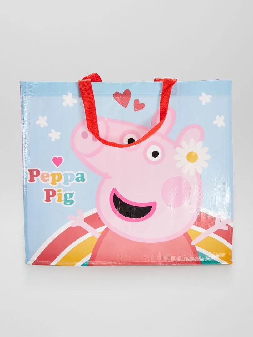 BOLSO SHOPPER 'PEPPA PIG'  ROSA