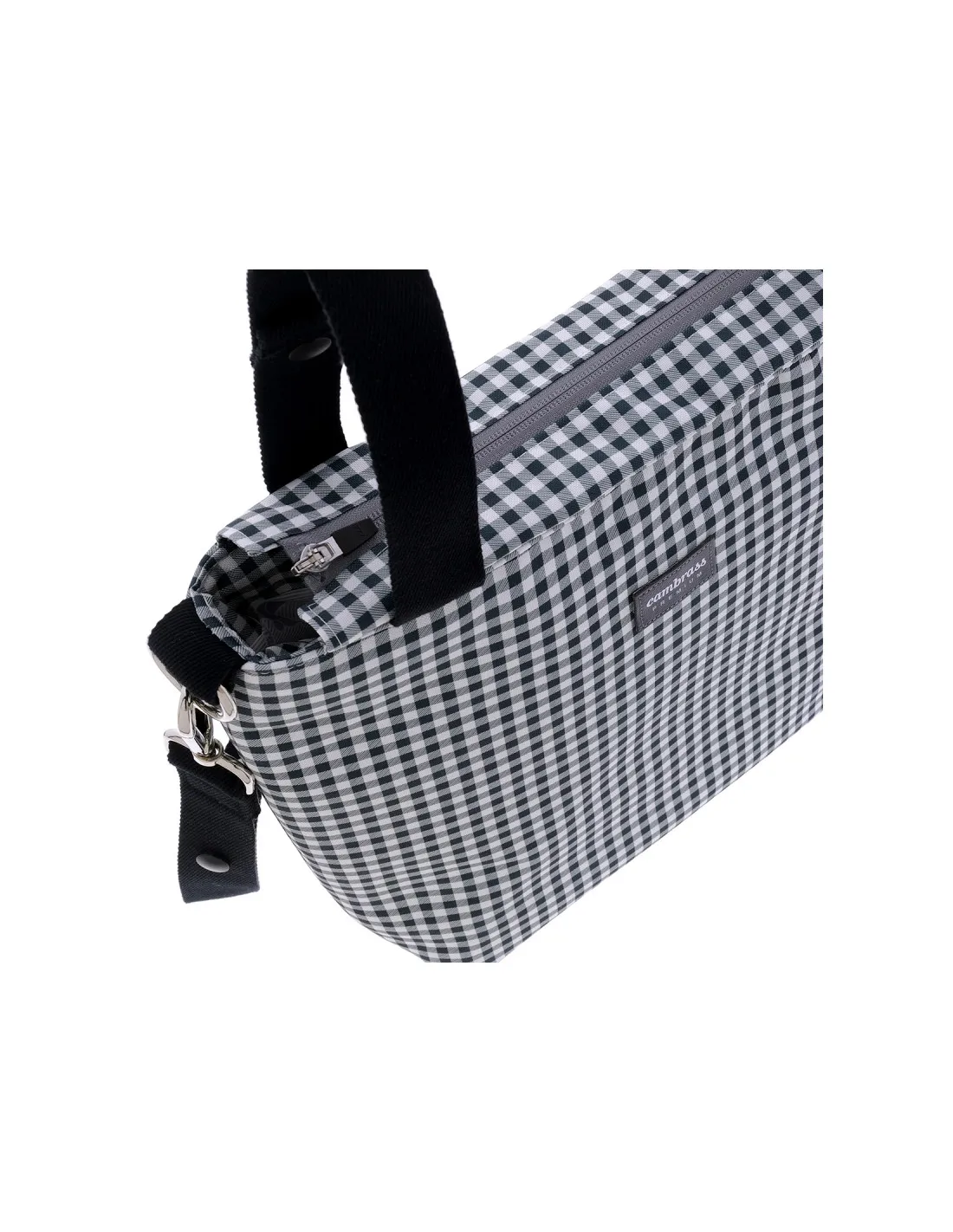 Bolso Talega Vichy negro de Cambrass