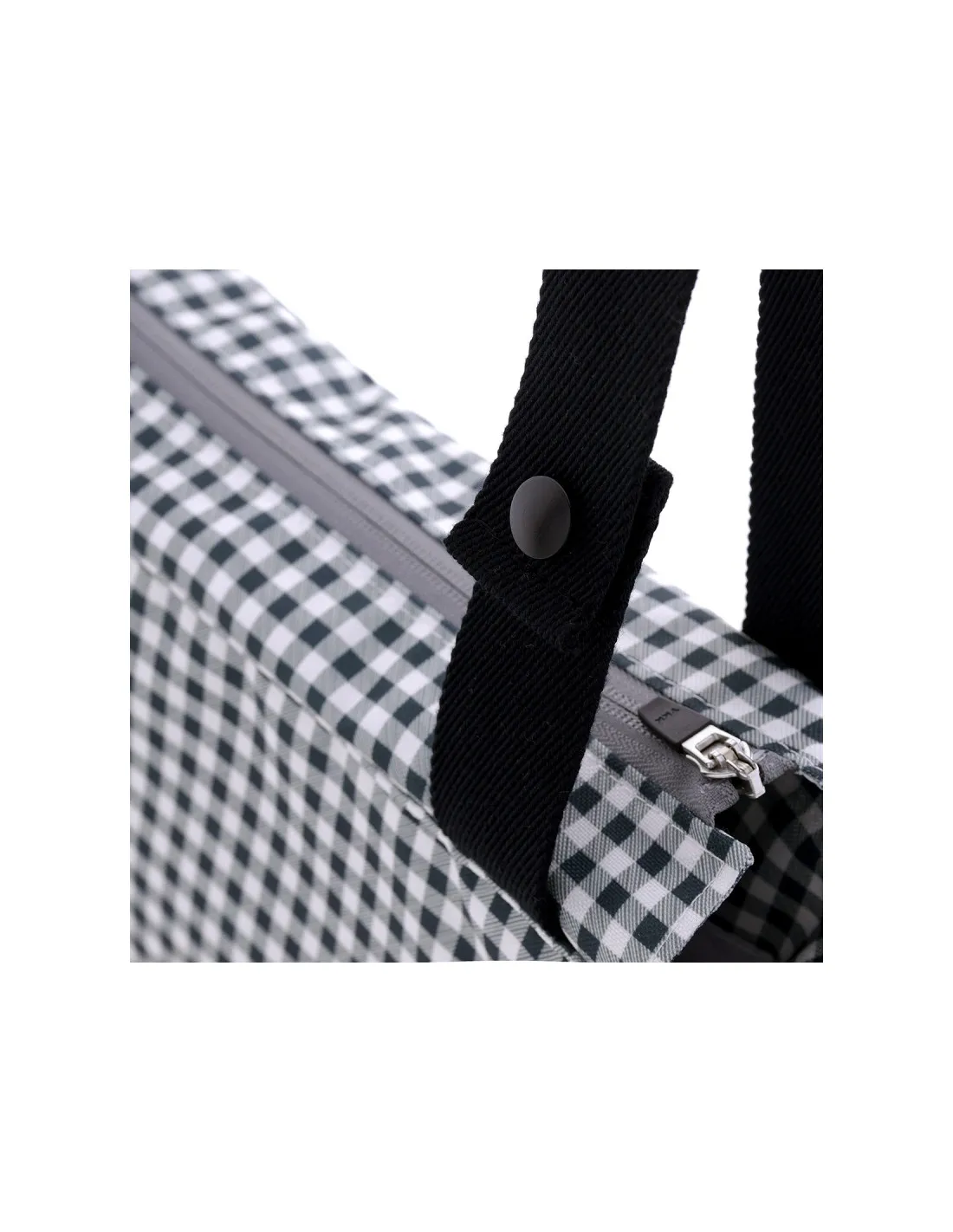 Bolso Talega Vichy negro de Cambrass