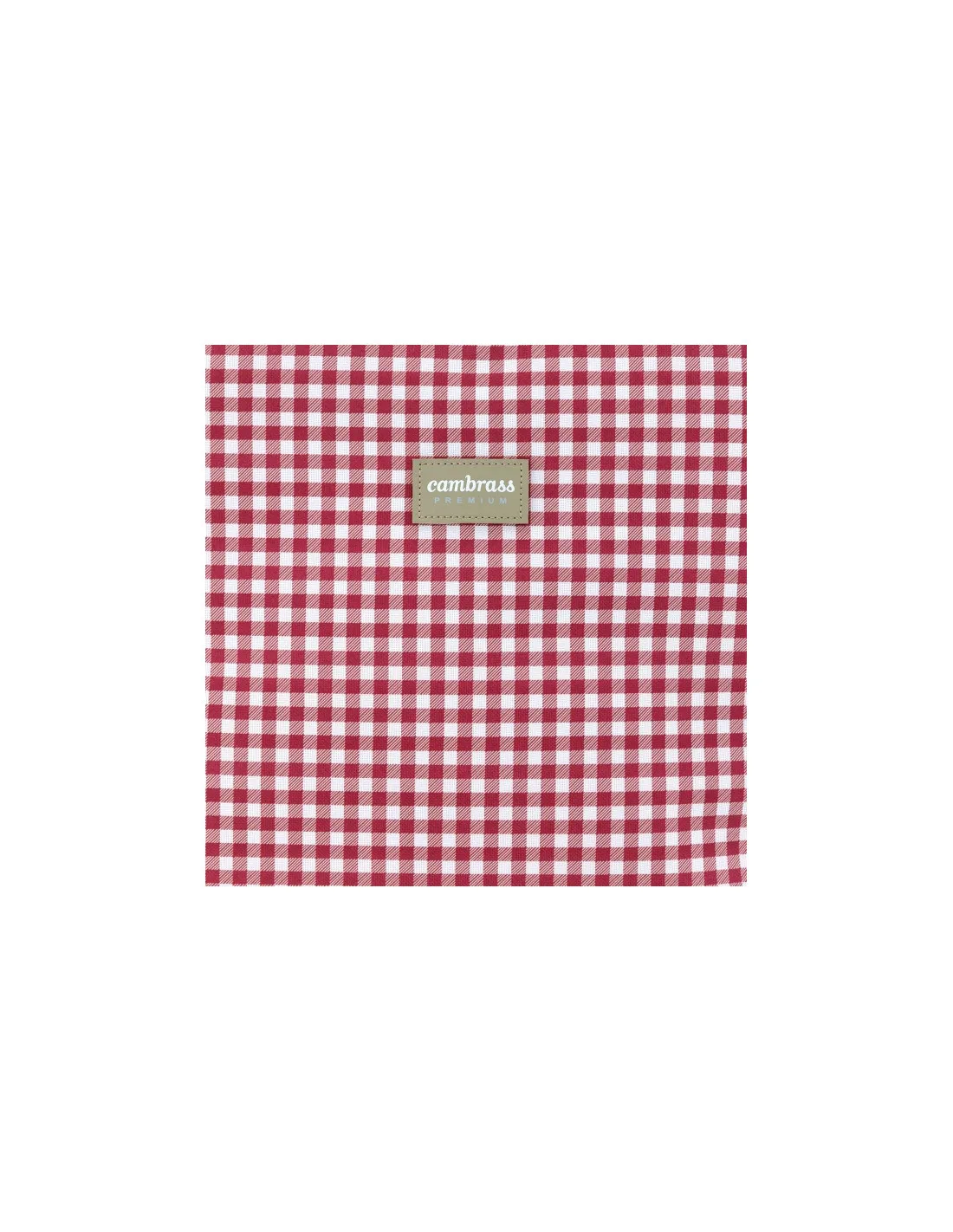Bolso Talega Vichy rojo de Cambrass