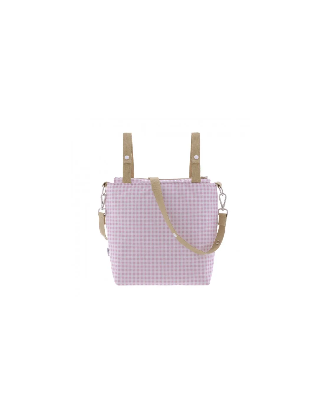 Bolso Talega Vichy rosa de Cambrass
