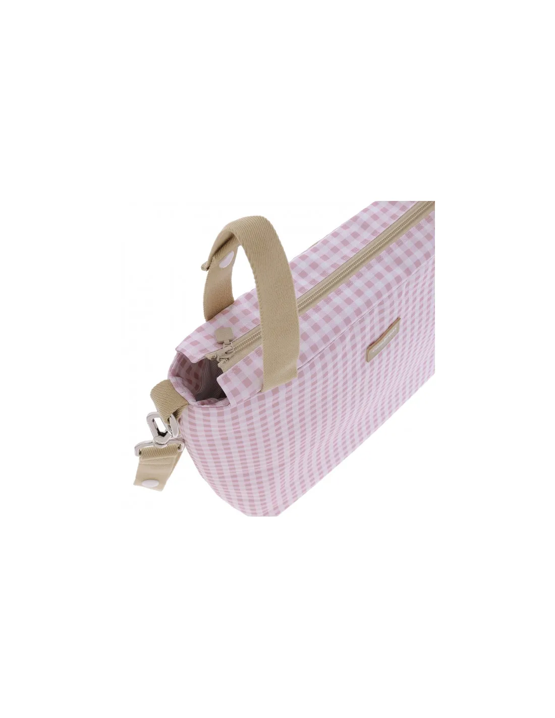 Bolso Talega Vichy rosa de Cambrass