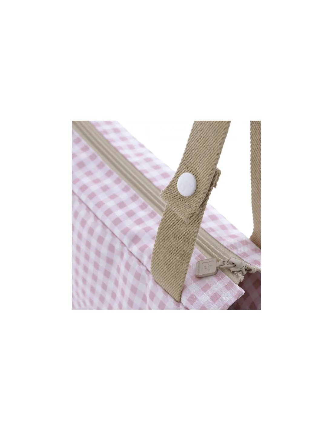 Bolso Talega Vichy rosa de Cambrass