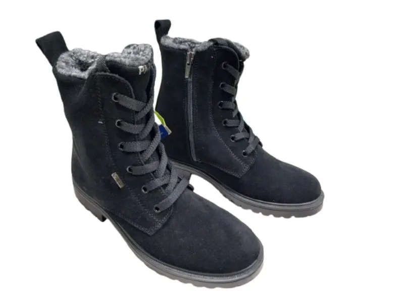 BOTA DE CORDONES Y GORETEX TÉRMICO PRIMIGI EN SERRAJE NEGRO 6874511