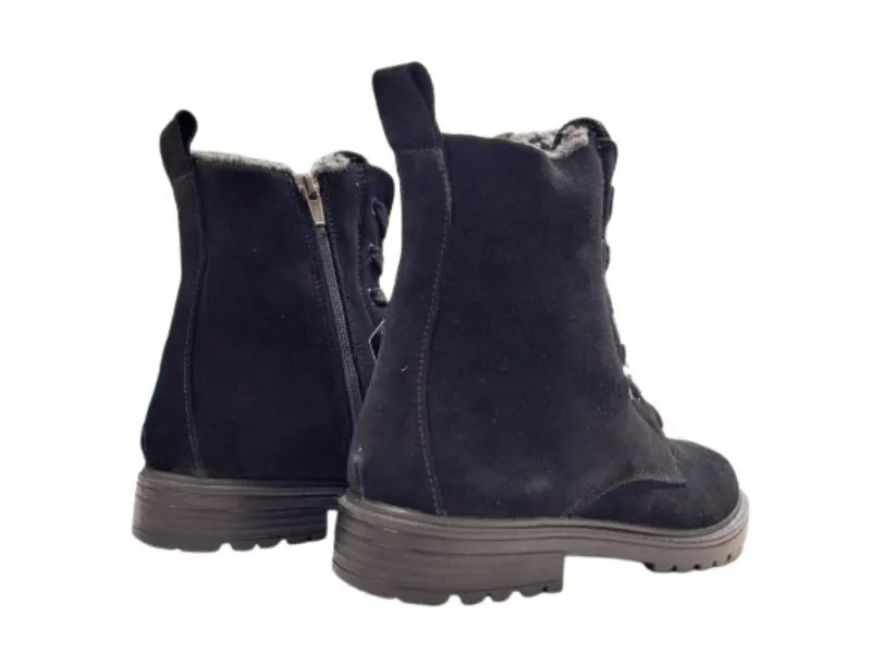 BOTA DE CORDONES Y GORETEX TÉRMICO PRIMIGI EN SERRAJE NEGRO 6874511