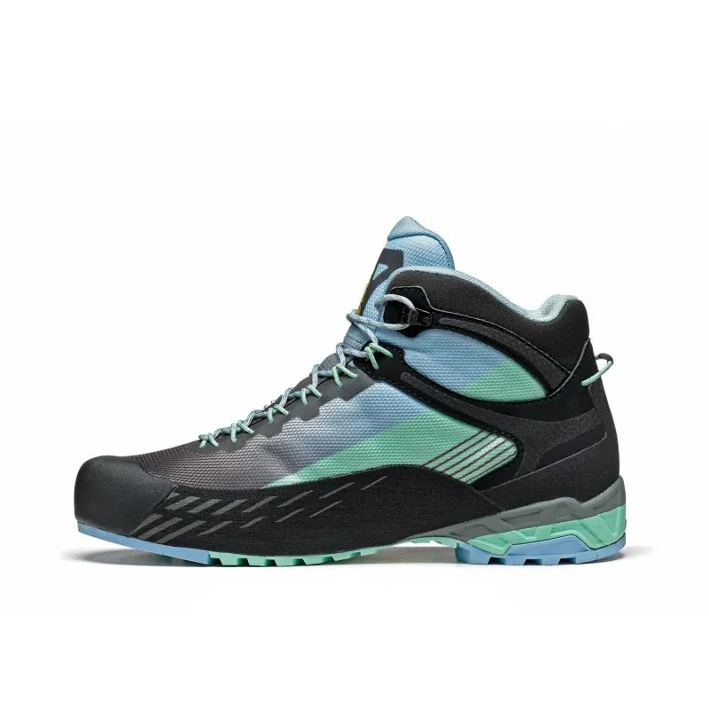 Bota de montaña para mujer Asolo ELDO MID GV ML (BROOK GREEN/BLUE FOG)