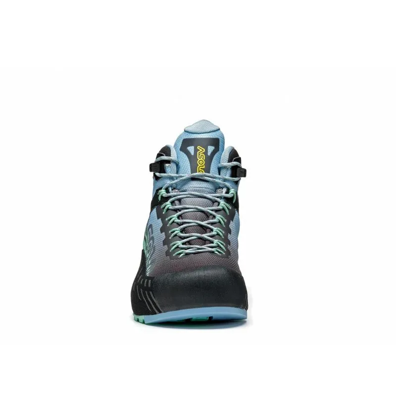 Bota de montaña para mujer Asolo ELDO MID GV ML (BROOK GREEN/BLUE FOG)