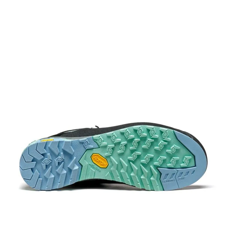 Bota de montaña para mujer Asolo ELDO MID GV ML (BROOK GREEN/BLUE FOG)