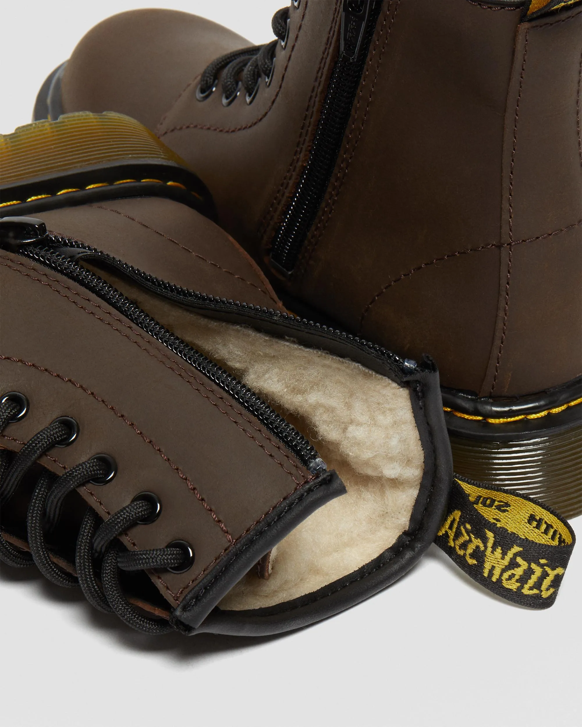 Botas 1460 Serena para joven en piel forrada