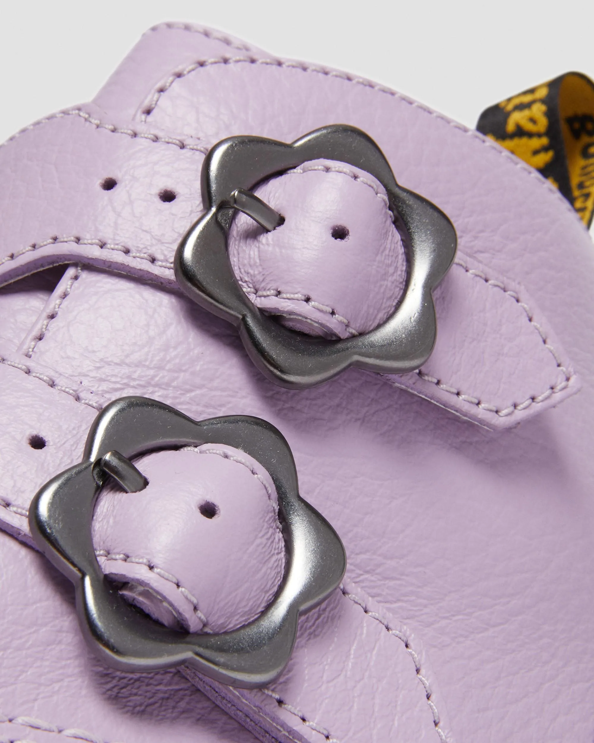 Botas con plataforma Devon Flower de piel Milled Nappa