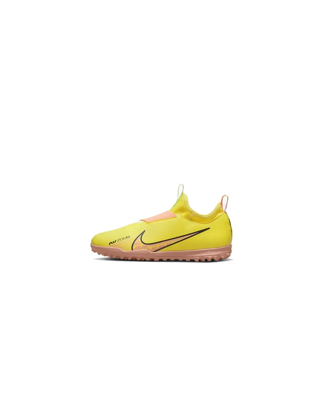Botas de fútbol Nike Zoom Mercurial Vapor 15 Academy TF amarillo Infantil
