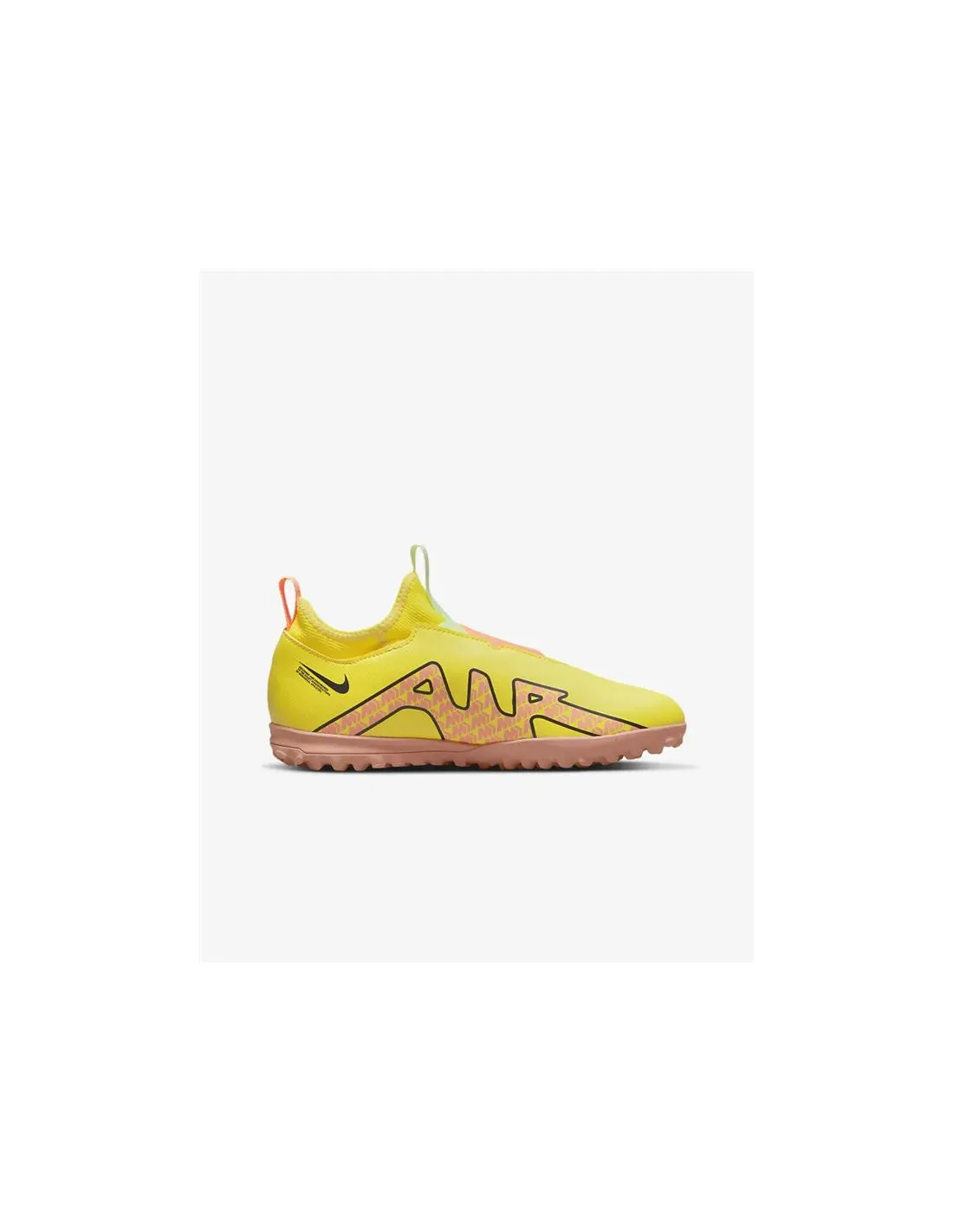 Botas de fútbol Nike Zoom Mercurial Vapor 15 Academy TF amarillo Infantil