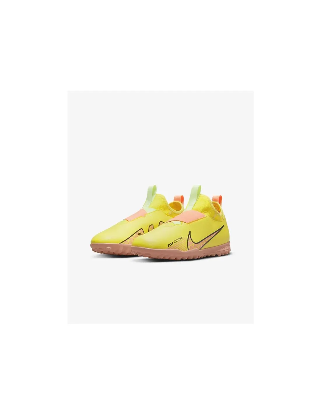 Botas de fútbol Nike Zoom Mercurial Vapor 15 Academy TF amarillo Infantil
