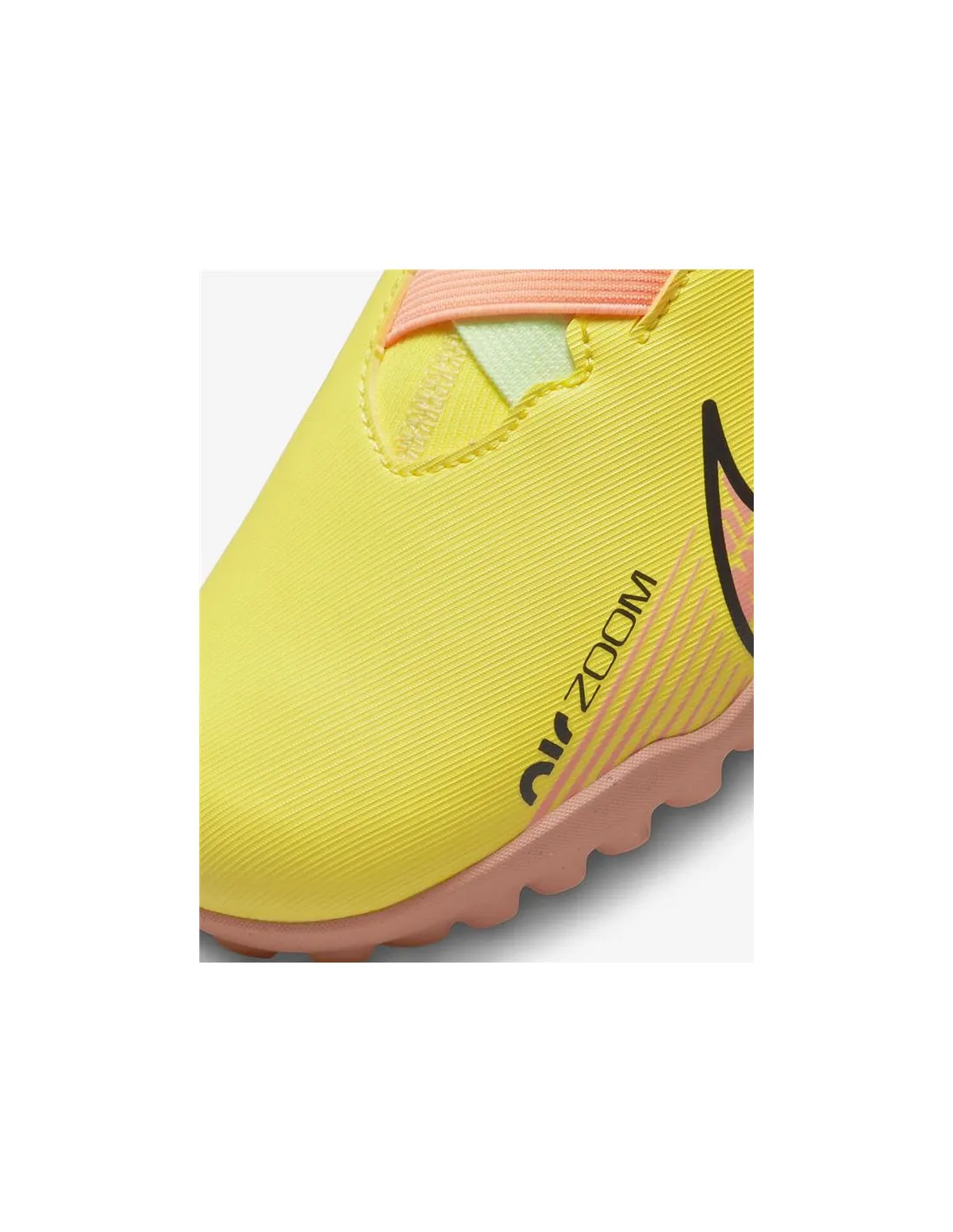 Botas de fútbol Nike Zoom Mercurial Vapor 15 Academy TF amarillo Infantil