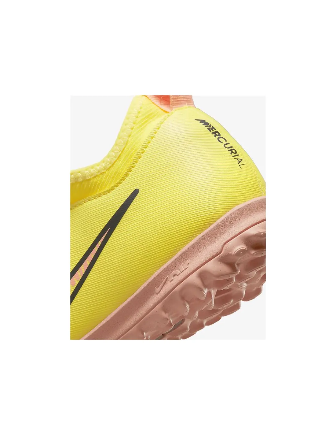 Botas de fútbol Nike Zoom Mercurial Vapor 15 Academy TF amarillo Infantil