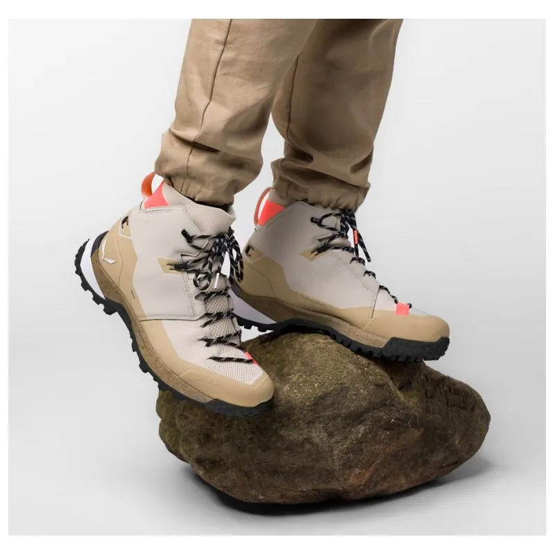 Botas de montaña para mujer Salewa PUEZ KNIT MID PTX (Avena/Arena movediza)
