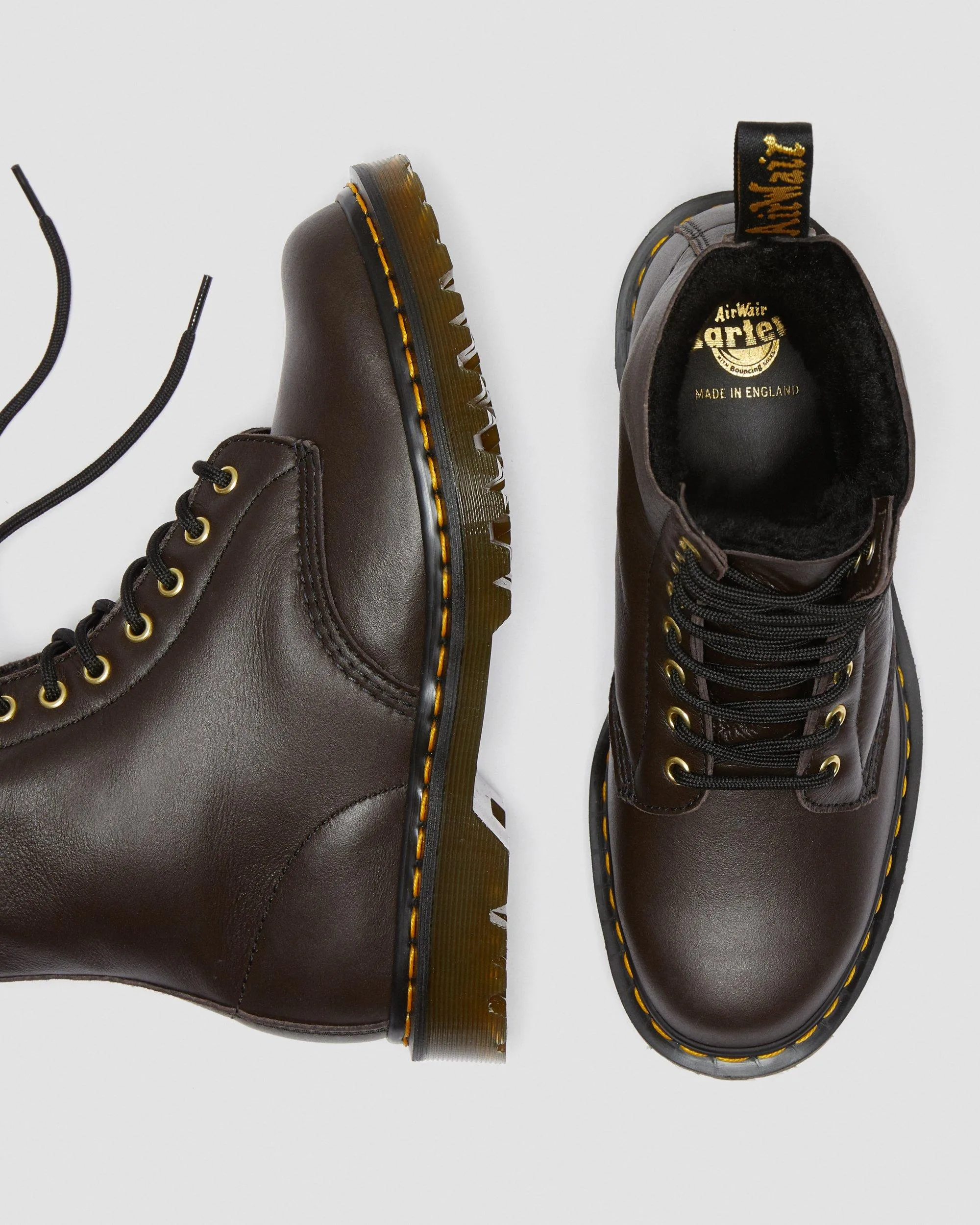 Botas de piel forradas 1460 Pascal Shearling