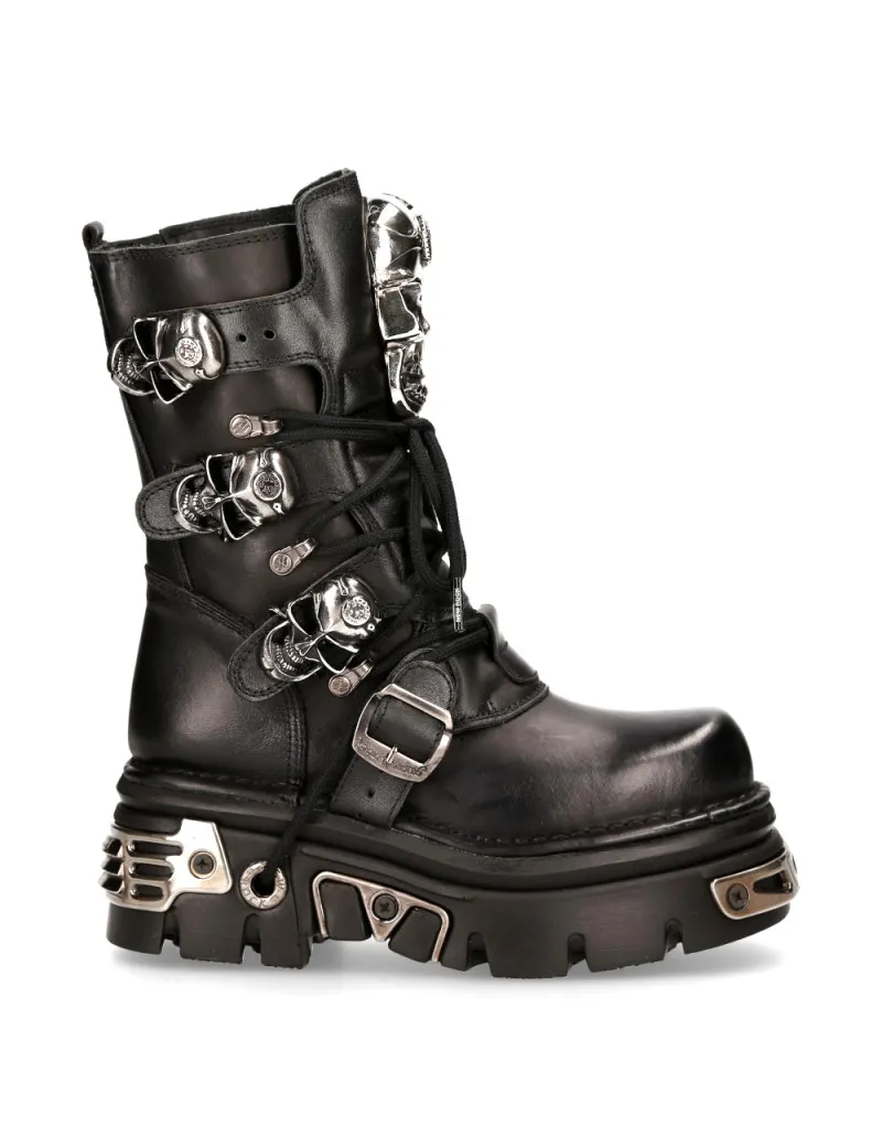 BOTAS GOTICAS PUNK NEGRAS ALTAS DE NEWROCK