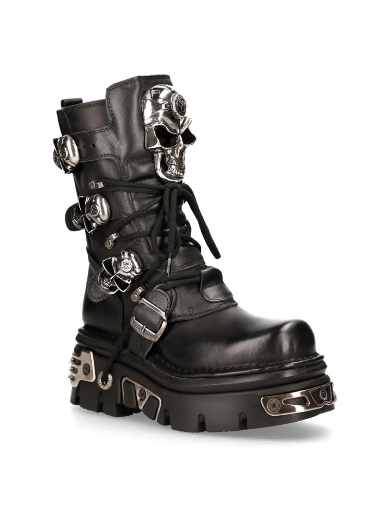 BOTAS GOTICAS PUNK NEGRAS ALTAS DE NEWROCK