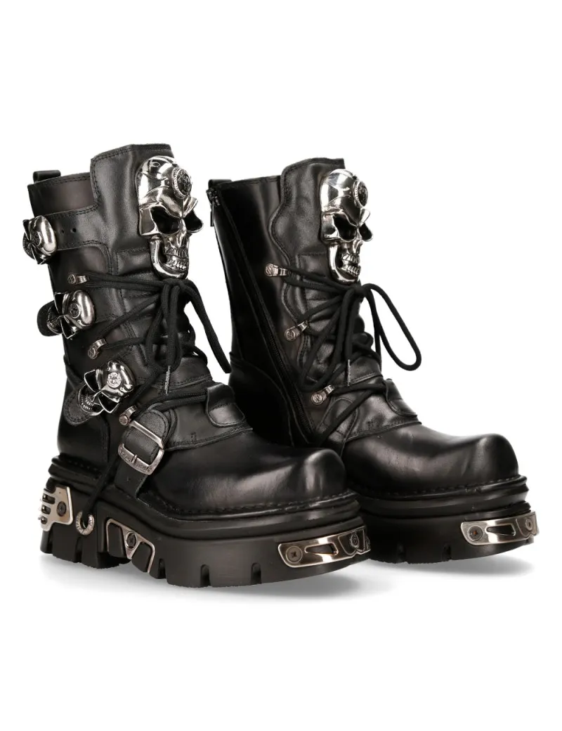 BOTAS GOTICAS PUNK NEGRAS ALTAS DE NEWROCK