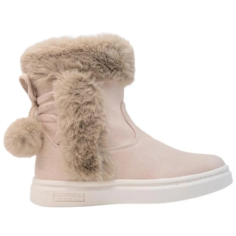 Botas niña con pompon