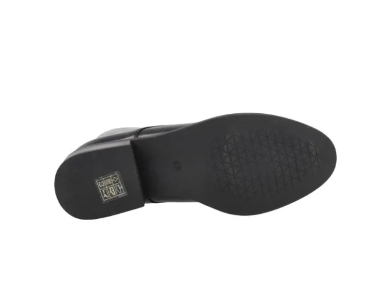 BOTIN DE PIEL CON CORDONES FUNCHAL EN COLOR NEGRO 36001