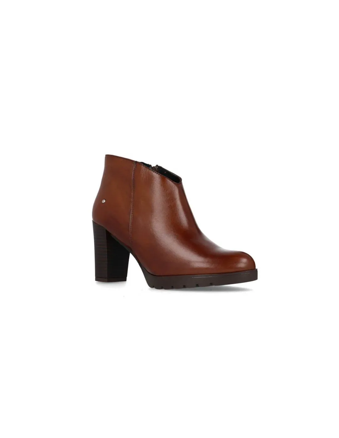 Botines Mujer Piel Tacón
