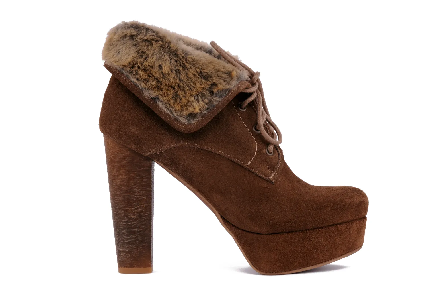 Botines topo mujer tacón alto Ilovc