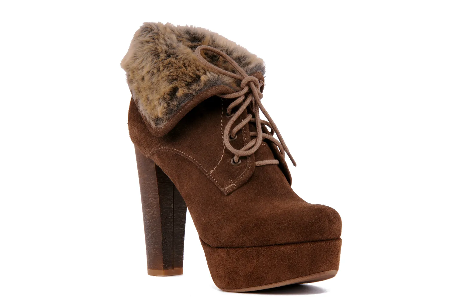 Botines topo mujer tacón alto Ilovc