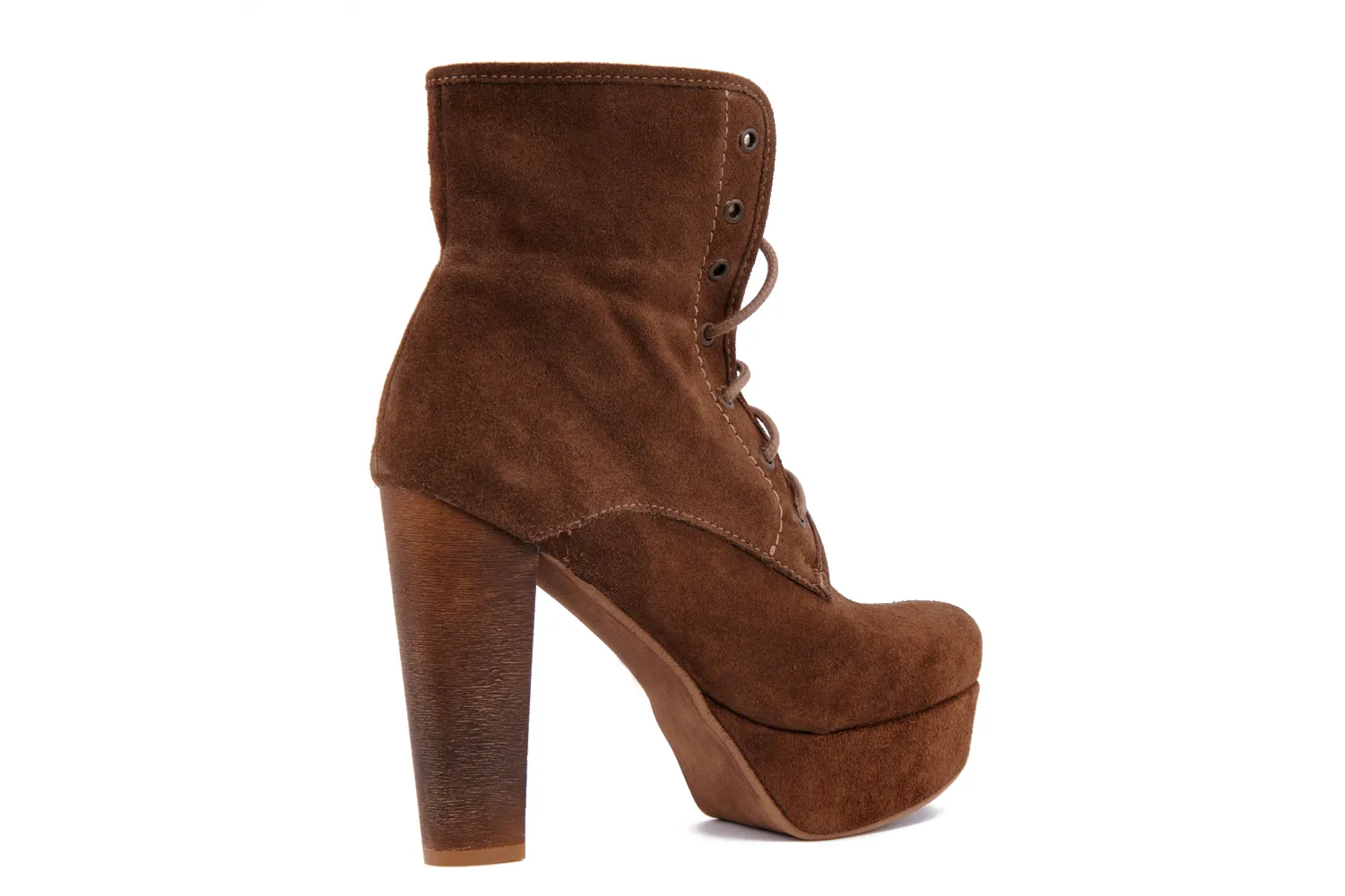 Botines topo mujer tacón alto Ilovc