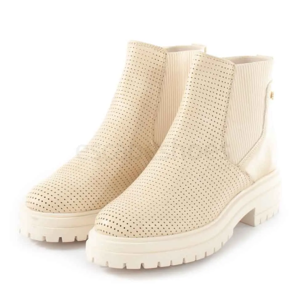Botins RUIKA Pele Bege 23/4686