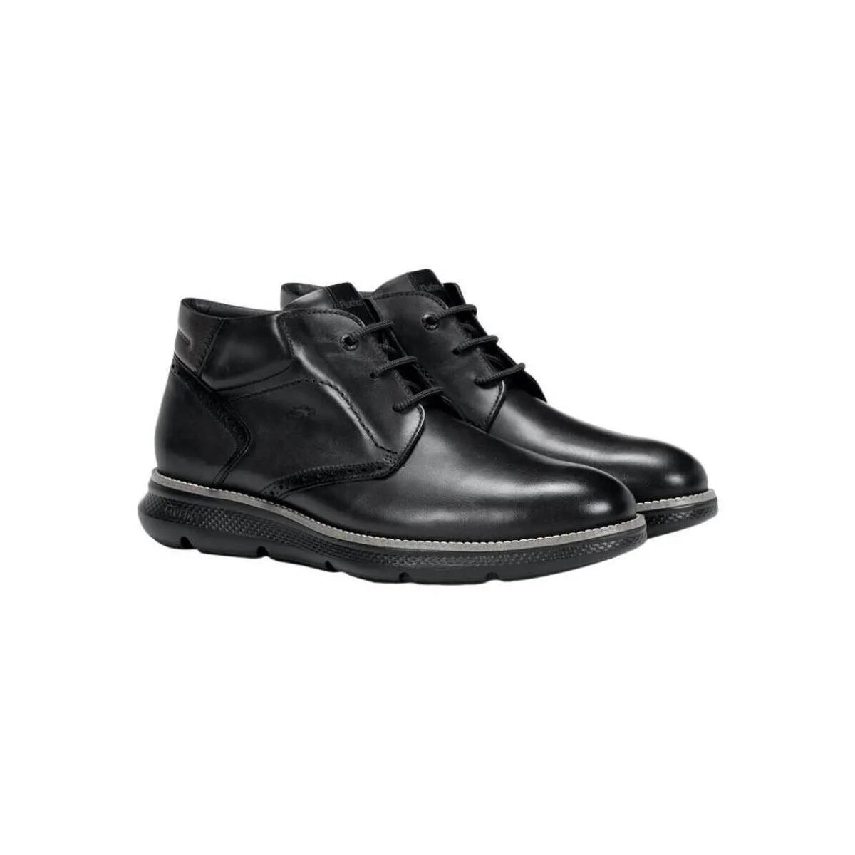 BOTÍN PIEL CORDONES HOMBRE F1353