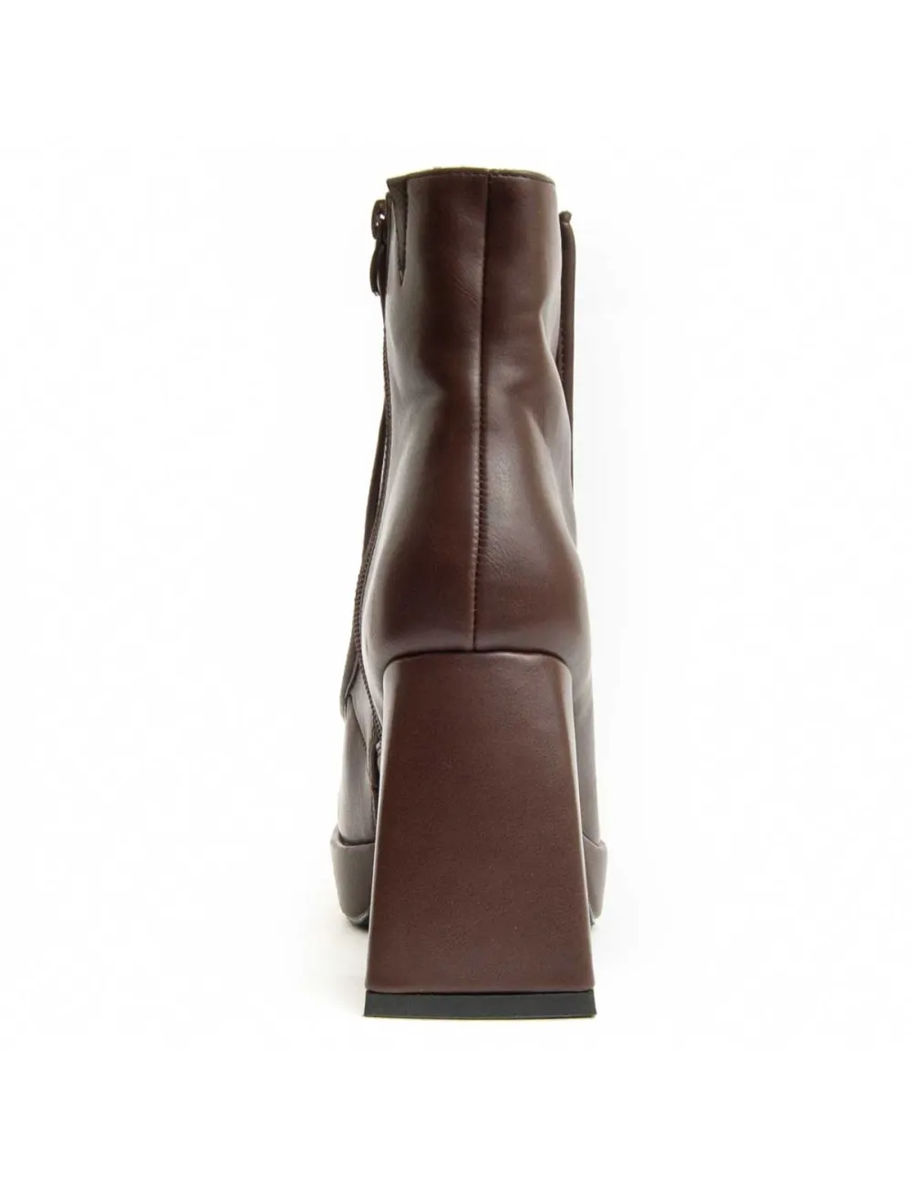 Botín De Tacón Para Mujer.  Montevita  Bottivita29  93988 Marrón