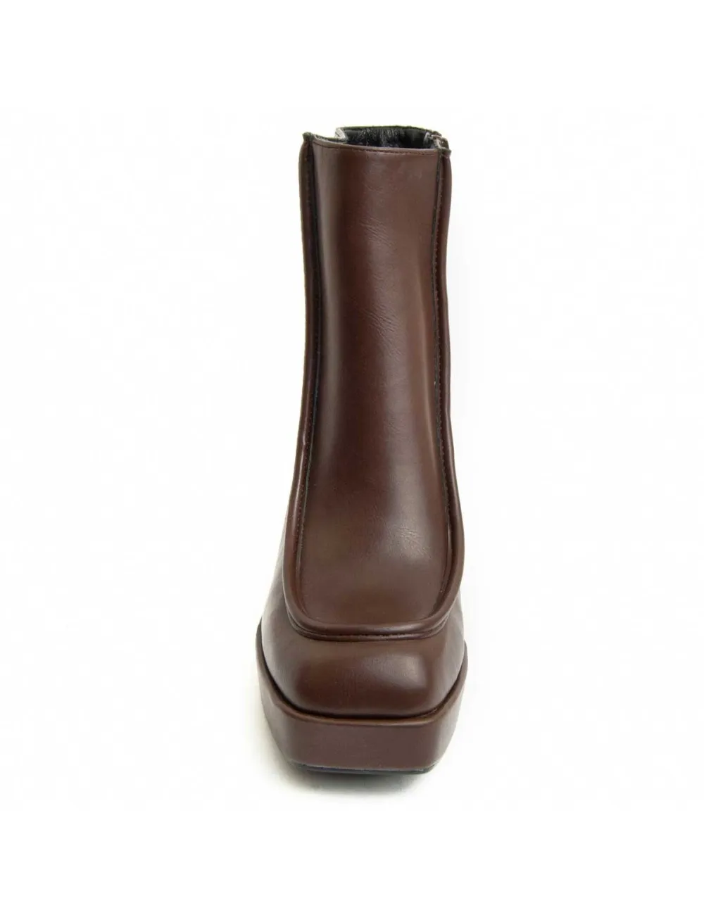 Botín De Tacón Para Mujer.  Montevita  Bottivita29  93988 Marrón