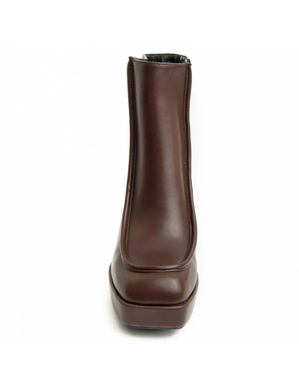 Botín De Tacón Para Mujer.  Montevita  Bottivita29  93988 Marrón