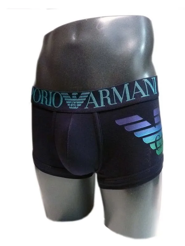 Boxer Armani Metal Shaded Eagle Blue