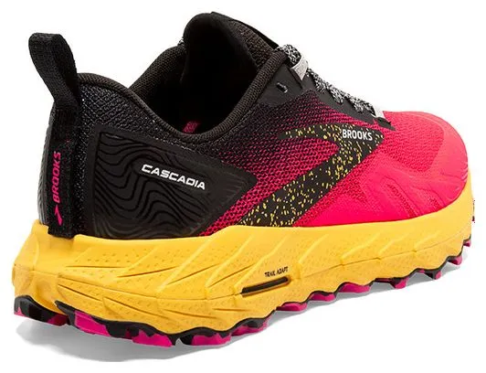 Brooks Running Brooks Cascadia 17 Rosa Amarillo Zapatillas de Trail para Mujer