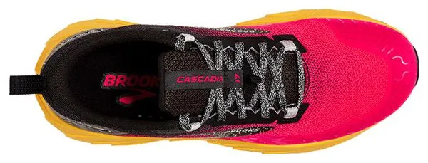 Brooks Running Brooks Cascadia 17 Rosa Amarillo Zapatillas de Trail para Mujer