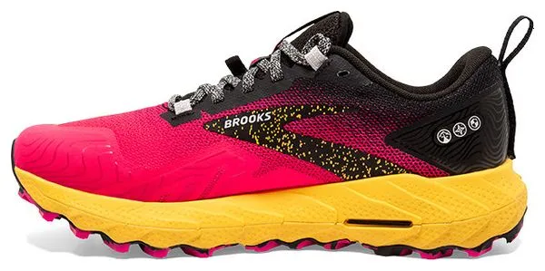 Brooks Running Brooks Cascadia 17 Rosa Amarillo Zapatillas de Trail para Mujer