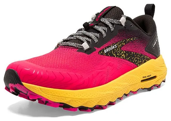 Brooks Running Brooks Cascadia 17 Rosa Amarillo Zapatillas de Trail para Mujer
