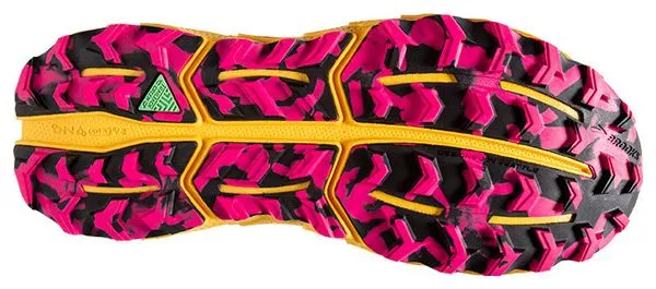 Brooks Running Brooks Cascadia 17 Rosa Amarillo Zapatillas de Trail para Mujer